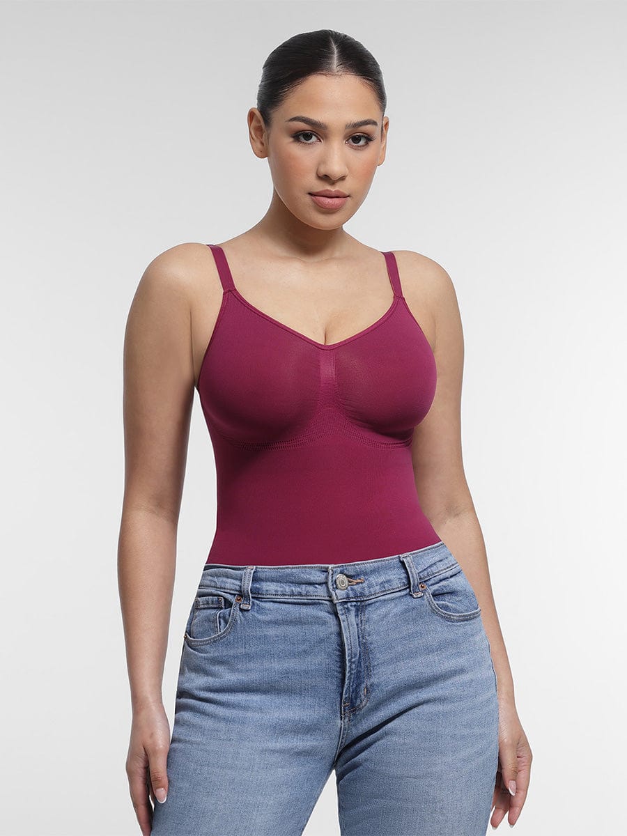 Névia® – Bodysuit Sans Couture avec Maintien Poitrine | Taille Sculptée