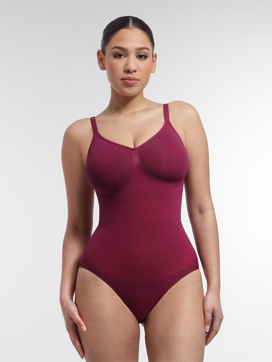 Névia® – Bodysuit Sans Couture avec Maintien Poitrine | Taille Sculptée
