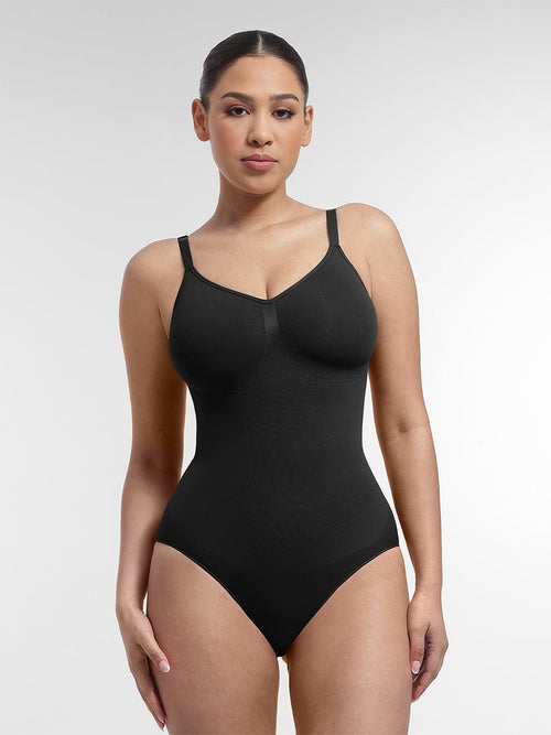 Névia® – Bodysuit Sans Couture avec Maintien Poitrine | Taille Sculptée