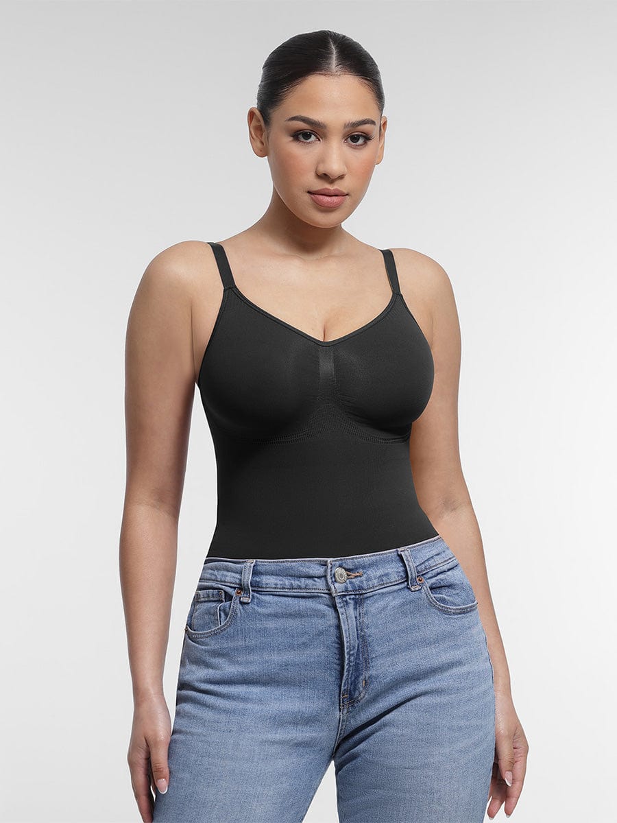 Névia® – Bodysuit Sans Couture avec Maintien Poitrine | Taille Sculptée
