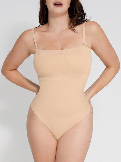Vellia® – Bodysuit Sculptant Sans Couture à Épaules Dénudées