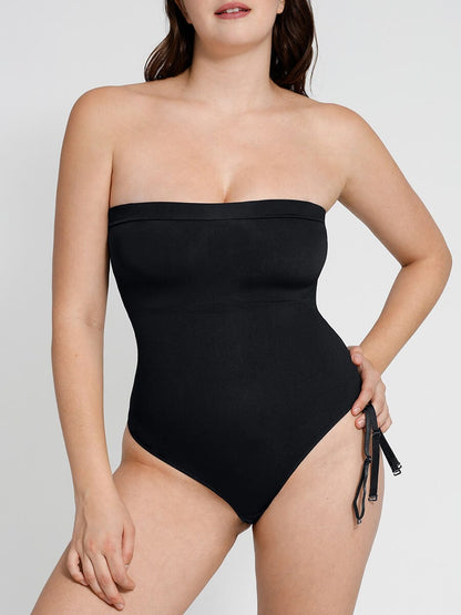 Vellia® – Bodysuit Sculptant Sans Couture à Épaules Dénudées