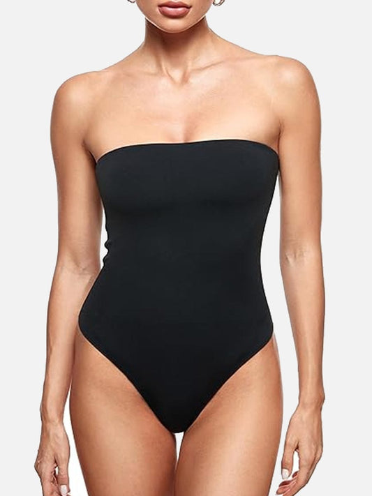 Vellia® – Bodysuit Sculptant Sans Couture à Épaules Dénudées