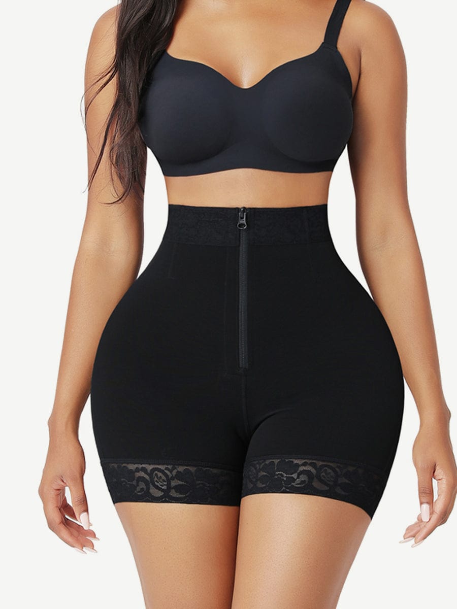Zavira® – Short taille haute galbant avec fermeture frontale et rehausse-fessier