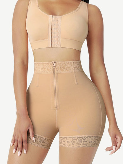 Zavira® – Short taille haute galbant avec fermeture frontale et rehausse-fessier