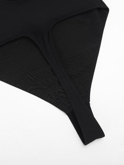 Olivara® – Body une-pièce spécial mariage, décolleté plongeant et dos nu