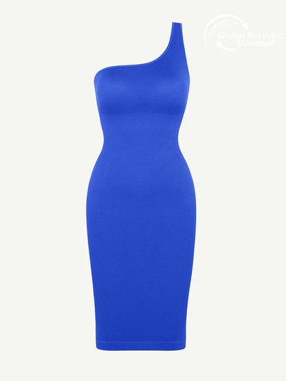 Riba® – Robe Sculptante Asymétrique à Épaule Unique