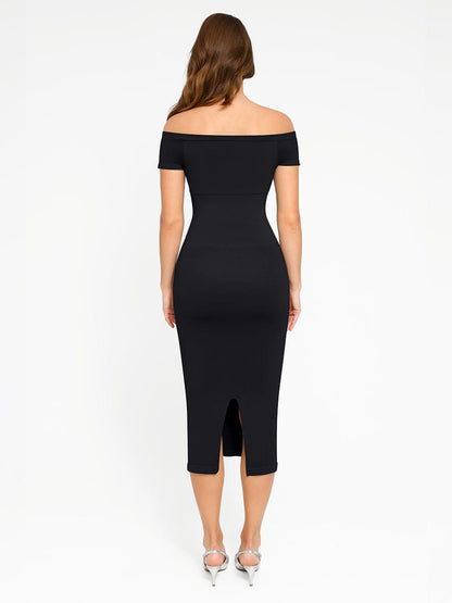 Lissia® – Short-Sleeved Sculpting Dress