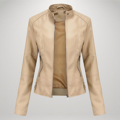 Veste en cuir décontractée Sophia™