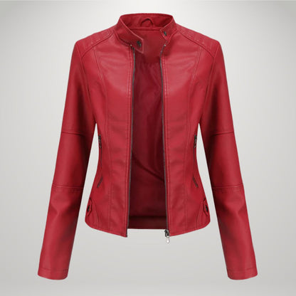 Veste en cuir décontractée Sophia™