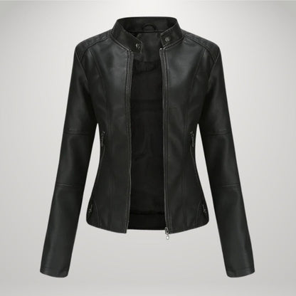 Veste en cuir décontractée Sophia™