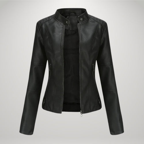 Veste en cuir décontractée Sophia™