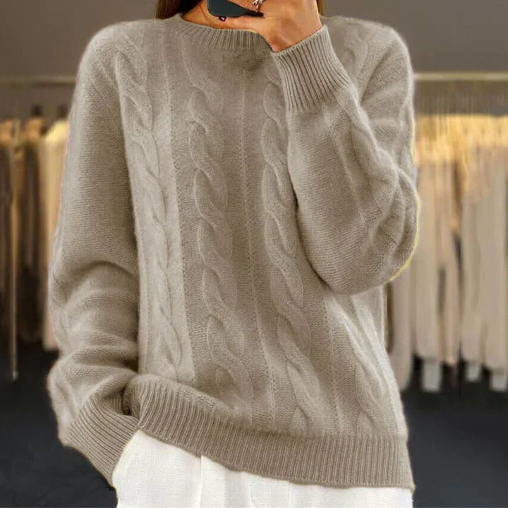 Alida™ | Pull orsadé élégant en Laine