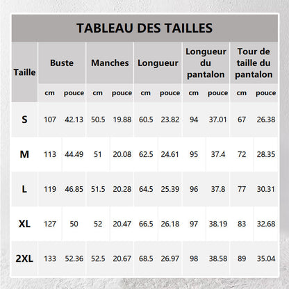 Ensemble 2 pièces femme - haut texturé et pantalon large