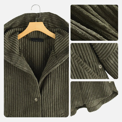 Dana™ | Manteau Côtelé à Capuche