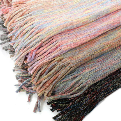 Mary™ | Châle Tricoté à Franges