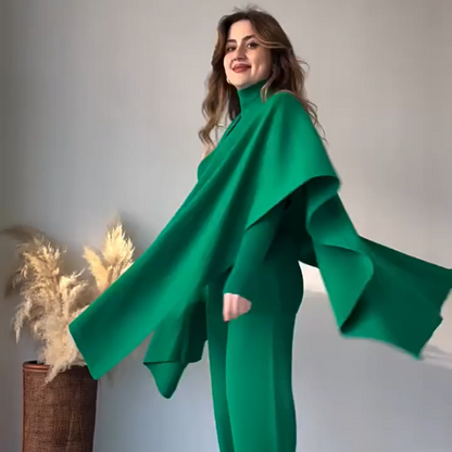 Nina™ | Ensemble Élégant en Maille Stretch