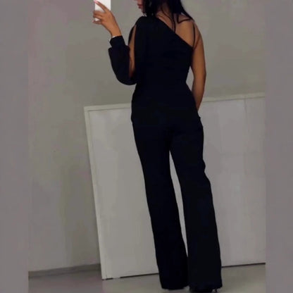Mesh scintillant One Shoulder One Piece robes pour femmes