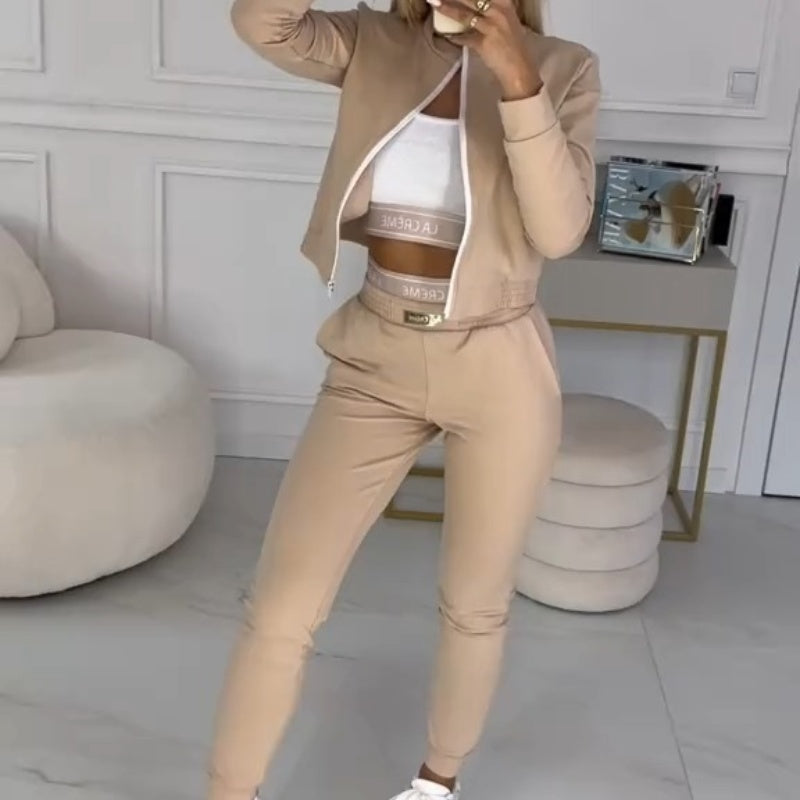 Spina™ | Ensemble de Survêtement Chic en 3 Pièces
