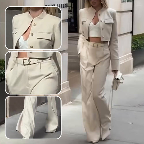 🔥Promotion à durée limitée - 🎉Ensemble haut et pantalon à la mode