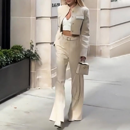 🔥Promotion à durée limitée - 🎉Ensemble haut et pantalon à la mode