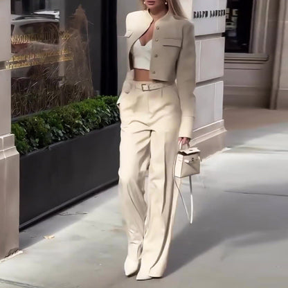 🔥Promotion à durée limitée - 🎉Ensemble haut et pantalon à la mode