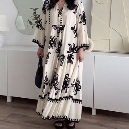 Fatine™ | Robe Maxi Décontractée Élégante
