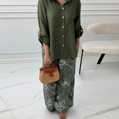 Pinas™ | Ensemble Élégant en Coton Décontracté