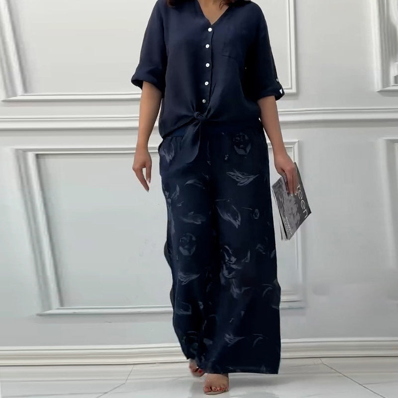 Pinas™ | Ensemble Élégant en Coton Décontracté