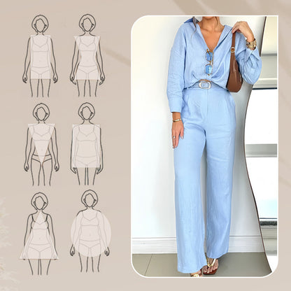 Ariel™ | Chemise Élégante et Pantalon Confortable