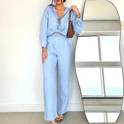 Ariel™ | Chemise Élégante et Pantalon Confortable