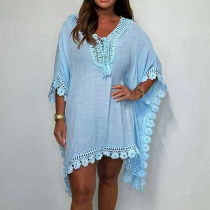 Celia™ | Kaftan Élégant à Décolleté en V