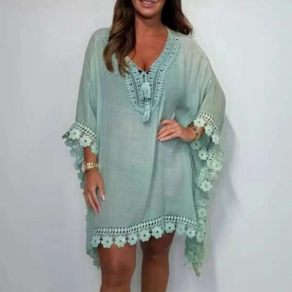 Celia™ | Kaftan Élégant à Décolleté en V
