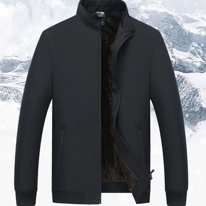 Alexandre™ - Veste chaude zippée pour homme – Coupe-vent, imperméable et anti-rides