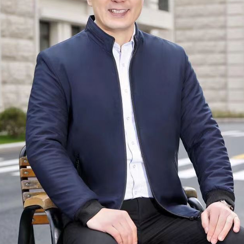 Alexandre™ - Veste chaude zippée pour homme – Coupe-vent, imperméable et anti-rides