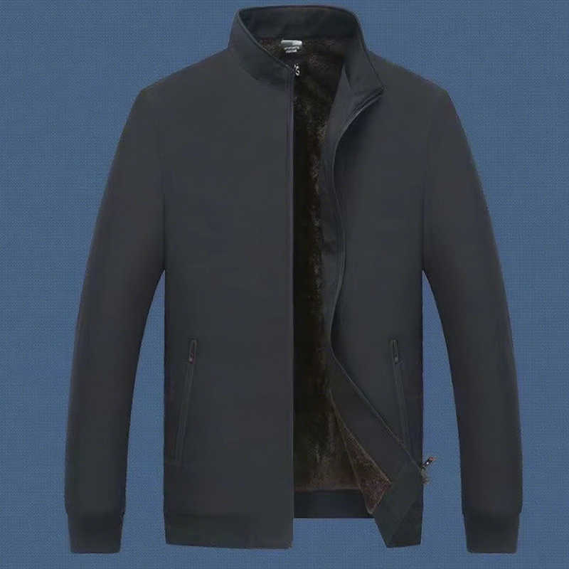 Alexandre™ - Veste chaude zippée pour homme – Coupe-vent, imperméable et anti-rides