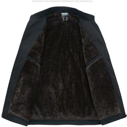 Alexandre™ - Veste chaude zippée pour homme – Coupe-vent, imperméable et anti-rides