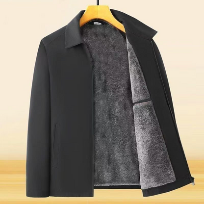 Alexandre™ - Veste chaude zippée pour homme – Coupe-vent, imperméable et anti-rides