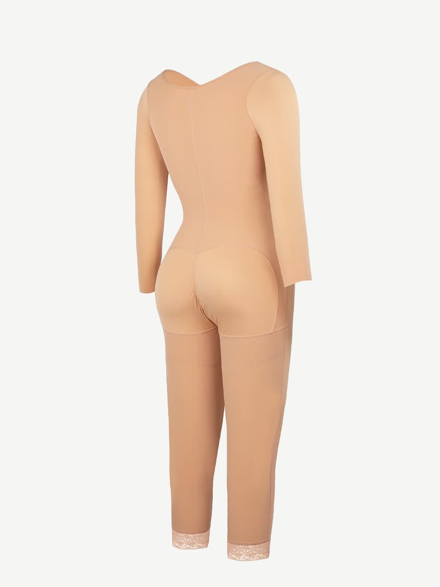 Zinora® – Gaine latex ventre plat à poitrine dégagée et soutien réglable