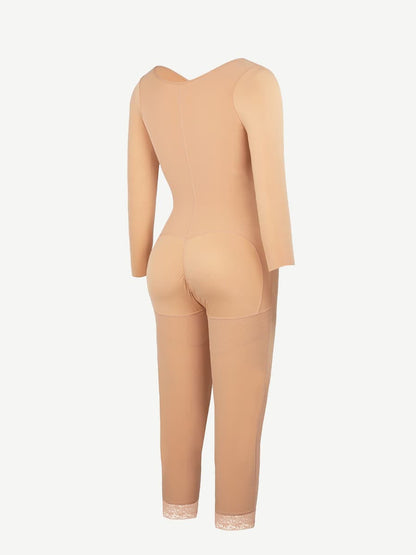 Zinora® – Gaine latex ventre plat à poitrine dégagée et soutien réglable