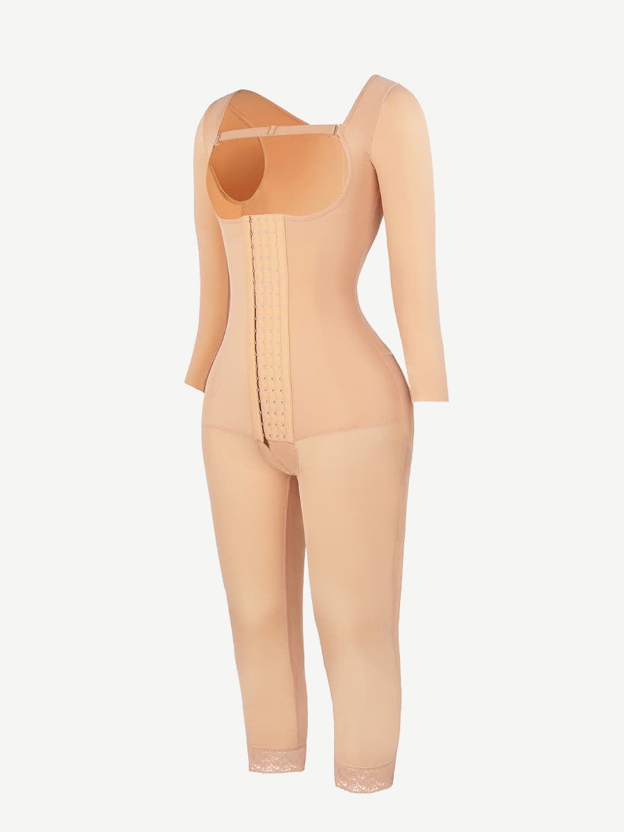 Zinora® – Gaine latex ventre plat à poitrine dégagée et soutien réglable