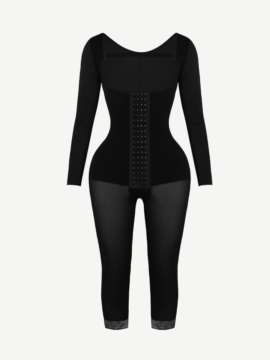 Zinora® – Gaine latex ventre plat à poitrine dégagée et soutien réglable