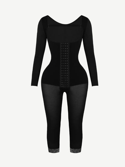 Zinora® – Gaine latex ventre plat à poitrine dégagée et soutien réglable