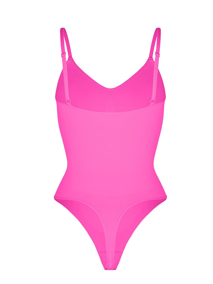 Stefanie - Naadloze Bodysuit String Met Spaghetti Schouderbandjes
