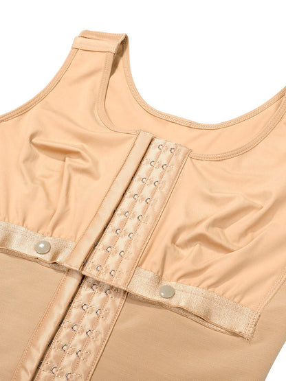 Tess - Lange Body Shapewear Met Haakjes - Naadloos
