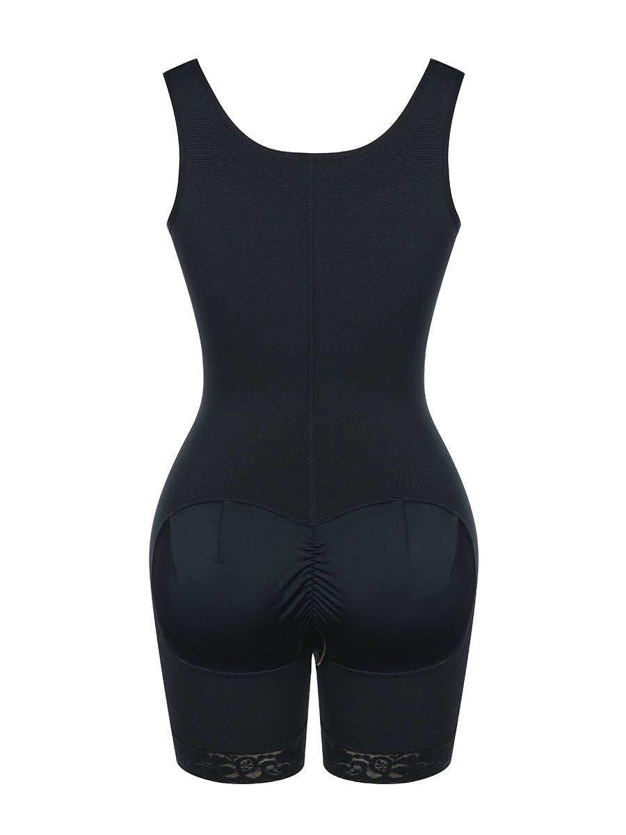 Tess - Lange Body Shapewear Met Haakjes - Naadloos