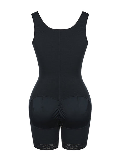 Tess - Lange Body Shapewear Met Haakjes - Naadloos
