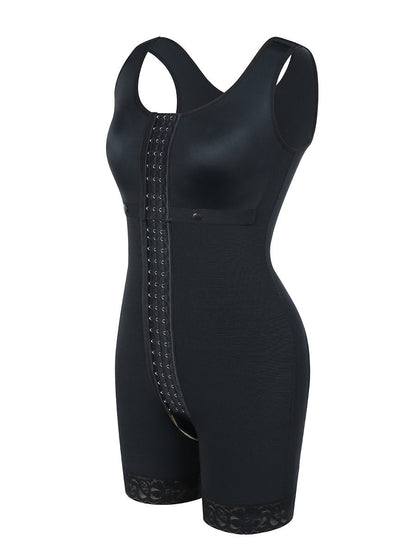 Tess - Lange Body Shapewear Met Haakjes - Naadloos