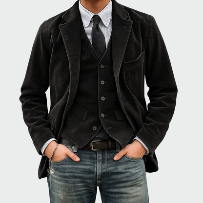 BRADIAS | Ensemble Blazer & Gilet Élégant