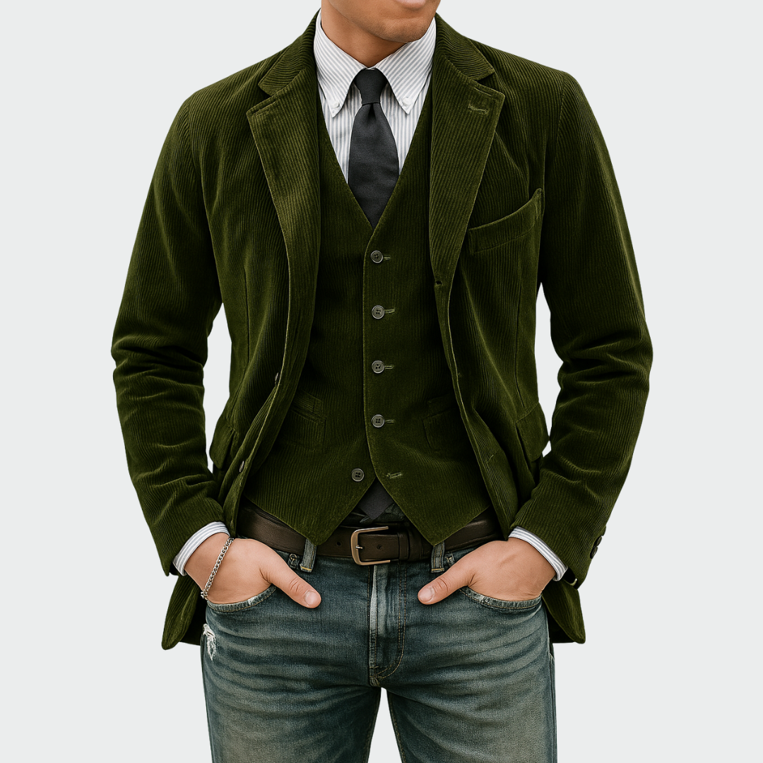 BRADIAS | Ensemble Blazer & Gilet Élégant